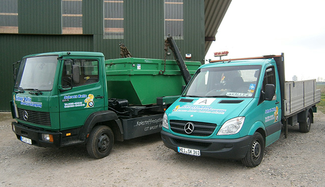 Containerdienst Fahrzeuge